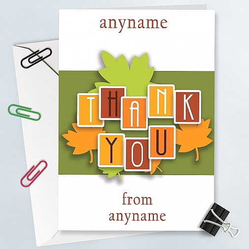 Special Thank You-Personalised Card