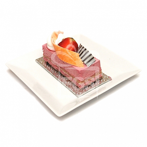 Strawberry Mousse Pastry - Serena Hotel