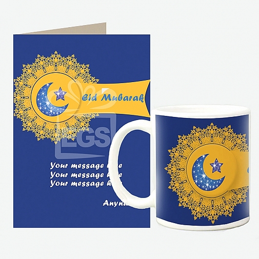 Blue Gold Personalised Gift set 