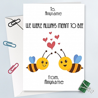 We were meant to Be-Personalised Card