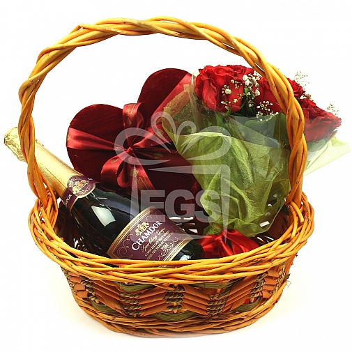 Choco- Rose Basket