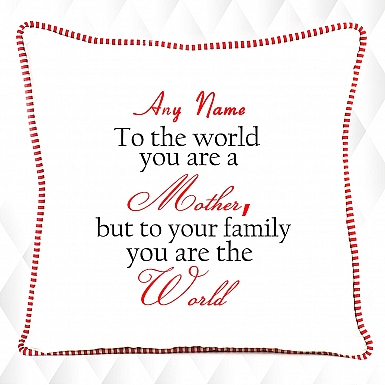 World for family-Mom Cushion