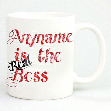 Real Boss - Personalised Mugs