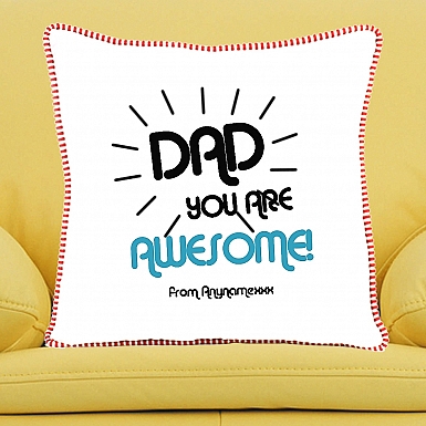 Awesome Dad-Personalised Cushion
