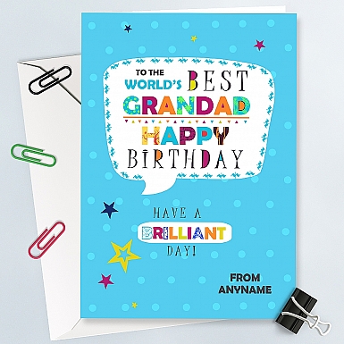Best Granddad Birthday Card