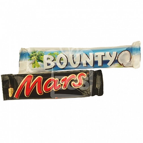Bounty and Mars - 24 Bars