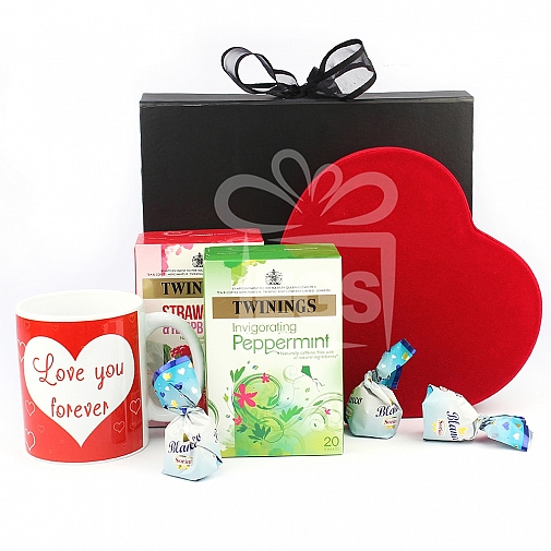 Chocolate & Tea Valentine Hamper