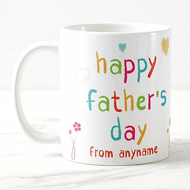 Delightful Father's Day - Personalised Mug