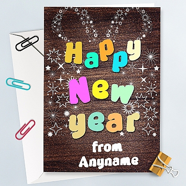 Elegant New Year Card