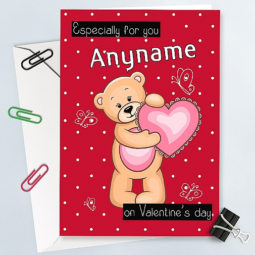 Especially for You-Personalised Valentines Card