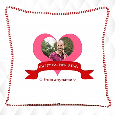 Fathers day Personalised Photo Cushion