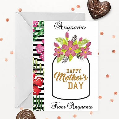 Floral Decoration Mother's Day Card