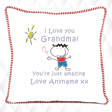 Grandma You Are Amazing - Personalised Cushion