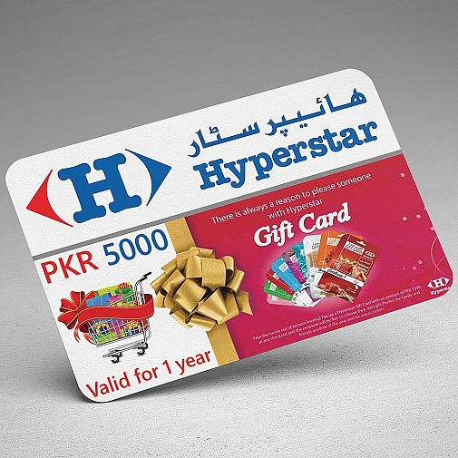 Hyperstar Gift Card- Rs.5000