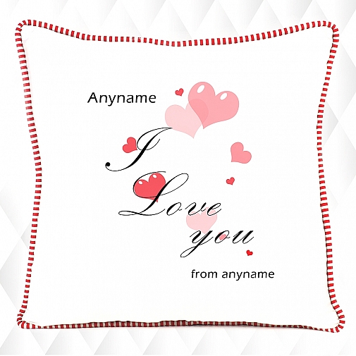 I love you -Personalised cushion