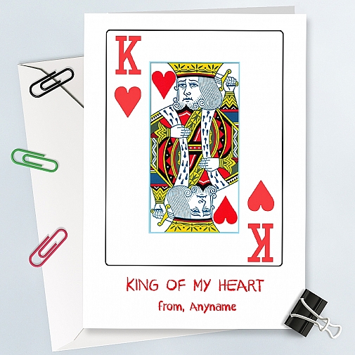 King of Heart-Personalised Card