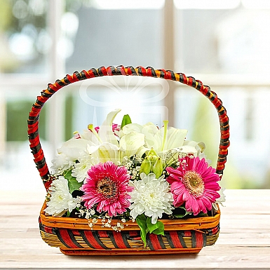 Lilies Basket