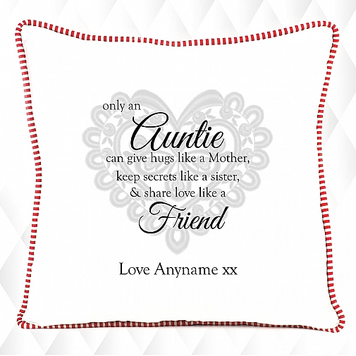 Love for Aunty-Personalised Cushion