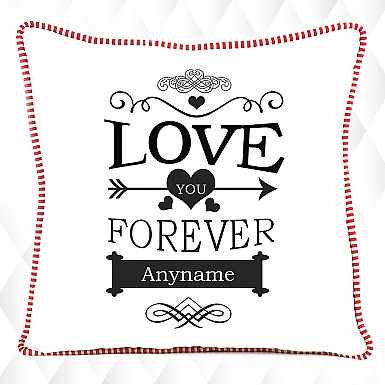 Love You Forever-Personalised Cushion