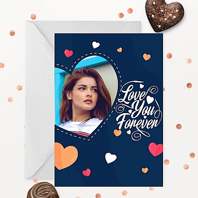 Love you Forever Personalised Photo Card