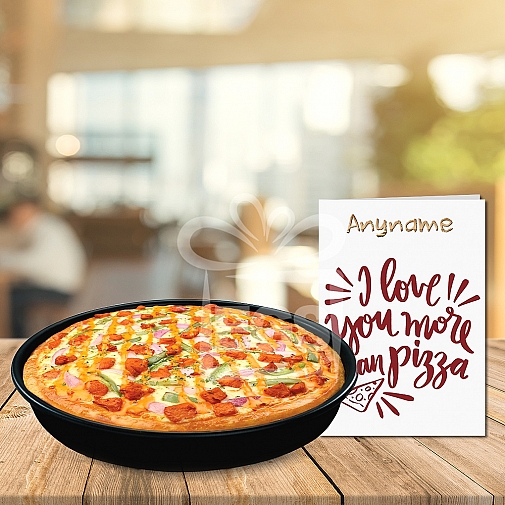 Love You more than pizza Gift Combo