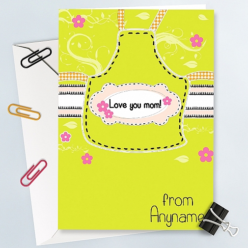 Love You Mum Card - Personalised Card