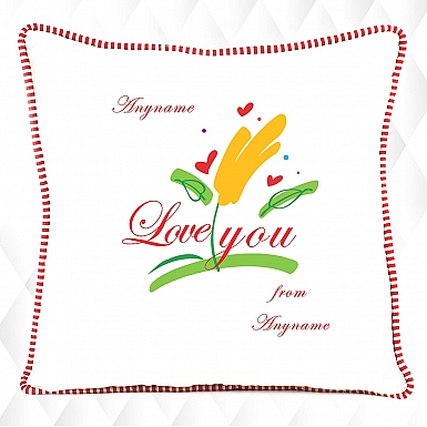 Love You -Personalised cushion