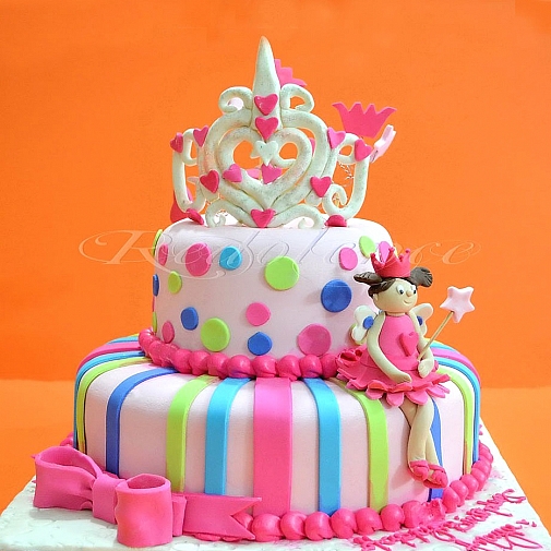 6Lbs Party Queen Themed Cake - Redolence Bake Studio