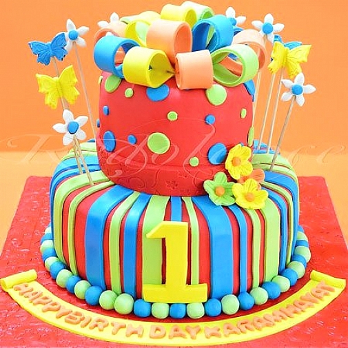 6Lbs Celebration Party Cake - Redolence Bake Studio