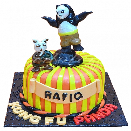 4Lbs Kung Fu Panda Themed Cake - Redolence Bake Studio