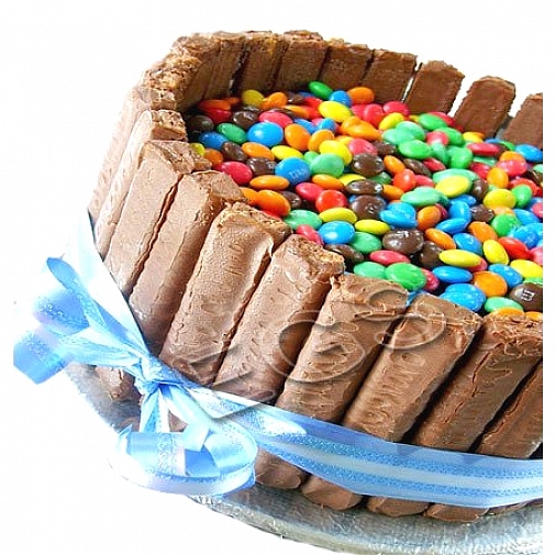 3Lbs Large MnM Craze Cake - Redolence Bake Studio