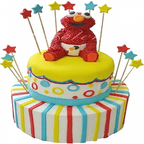 8Lbs Sesame Street Muppets Cake - Redolence Bake Studio