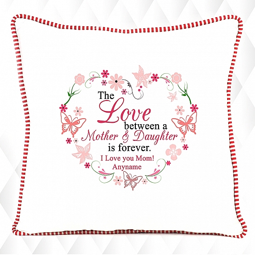 Mother & Daughter Love-Personalised Cushion