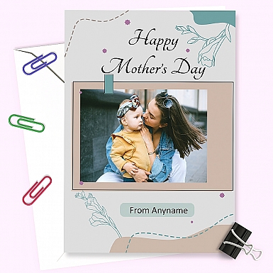 Happy Mothersday Personalised Photo Card