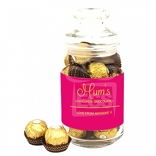 Mum's Favourite Chocolate-Ferrero Rocher Jar