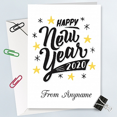 New Year Personalised Card