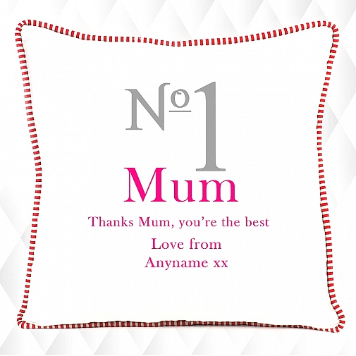 No.1 Mum - Personalised Cushion