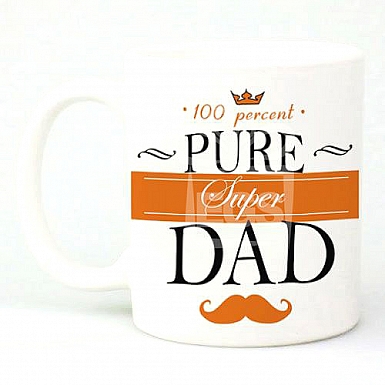 Pure Super Dad - Personalised Mugs