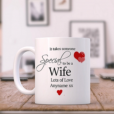 Special Wife Anniversary Mug