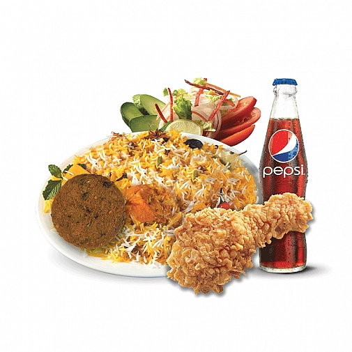 Student Biryani for 4 People Deal with Chicken Piece