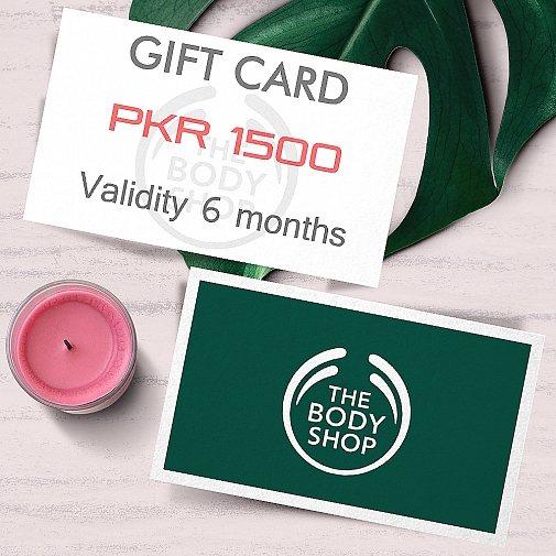 The Body Shop Gift Card- Rs.1500