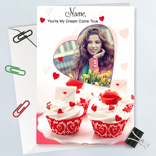 Cupcake Photo - Personalised Card