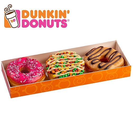 3 Mix Donuts Box - Dunkin Donuts