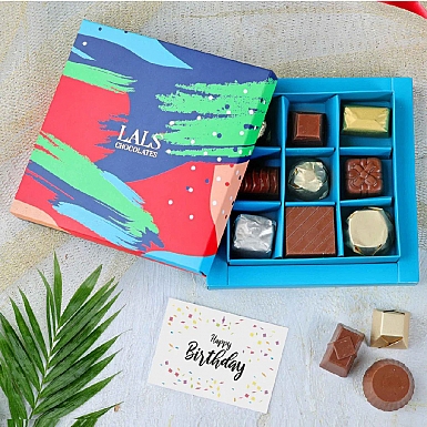 9 Pieces of Assorted Chocolates from Lals