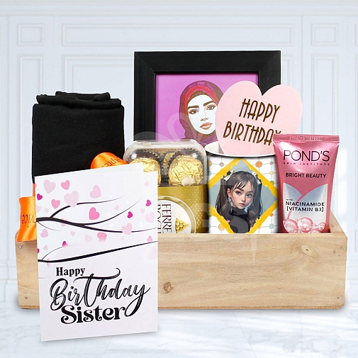 Beloved Sister Birthday Tray