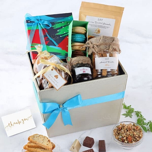 Festive Leather Hamper from Lals