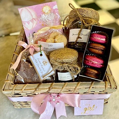 Welcome Baby Girl Hamper from Lals