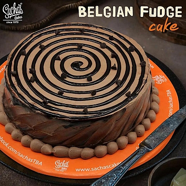 2lbs Belgian Fudge Cake from Sachas to karachi