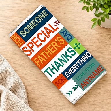 Chocolate Bar for a special Father