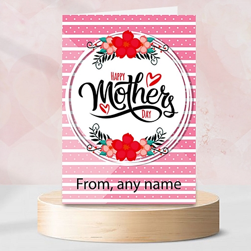 Happy Mothers Day Personalised Card